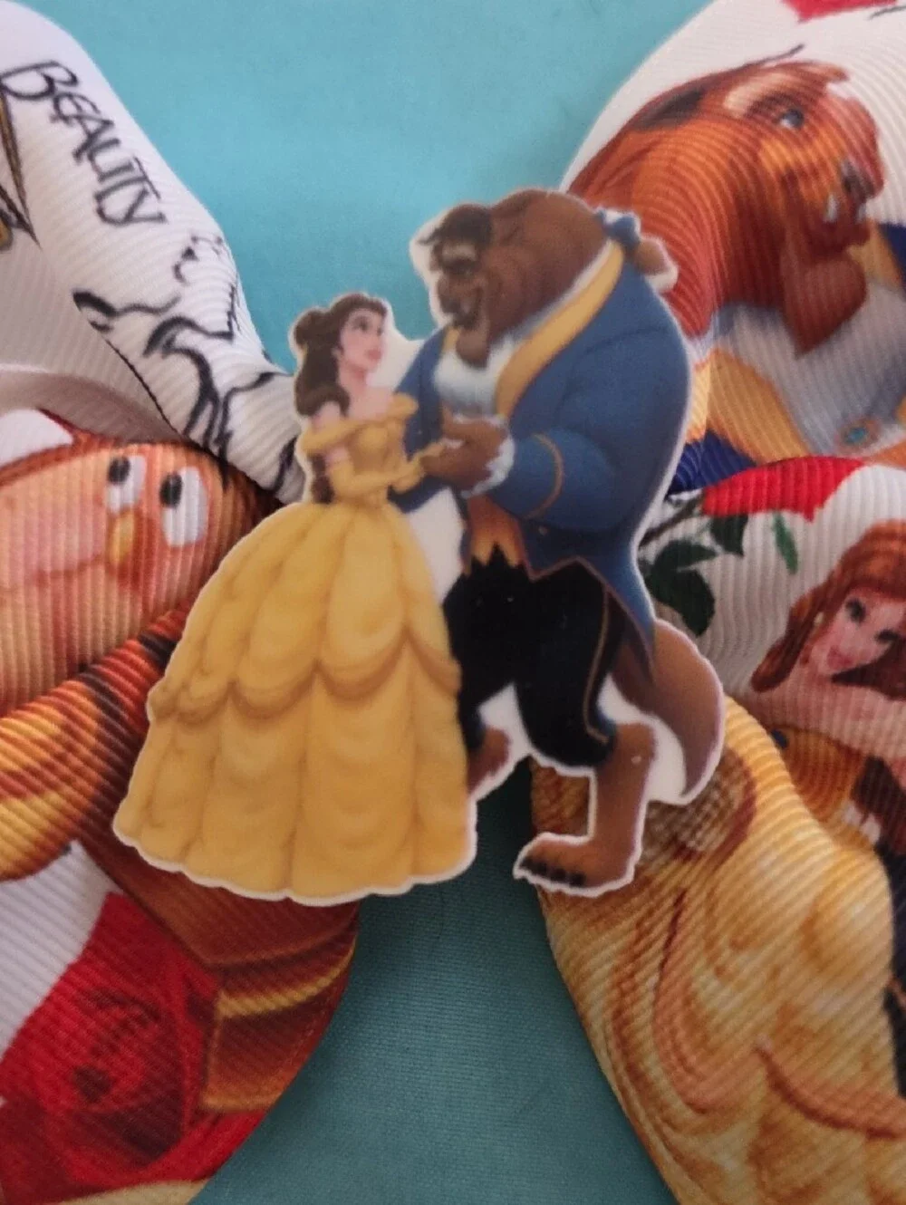 Beauty and the Beast / Disney Handmade Character Bow Hair Clip